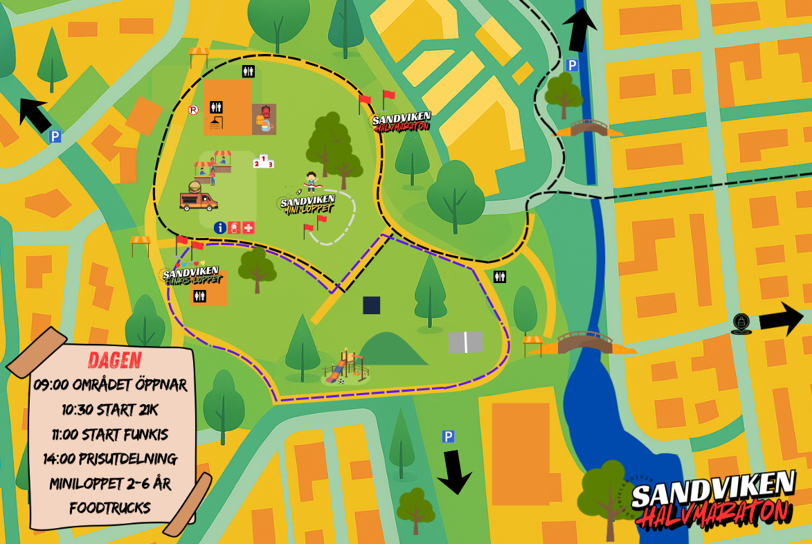 Mini-loppet Course Map
